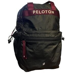 Peloton by Vooray Unisex Backpack Gym Bag Shoulder Workout Cycling Black Large